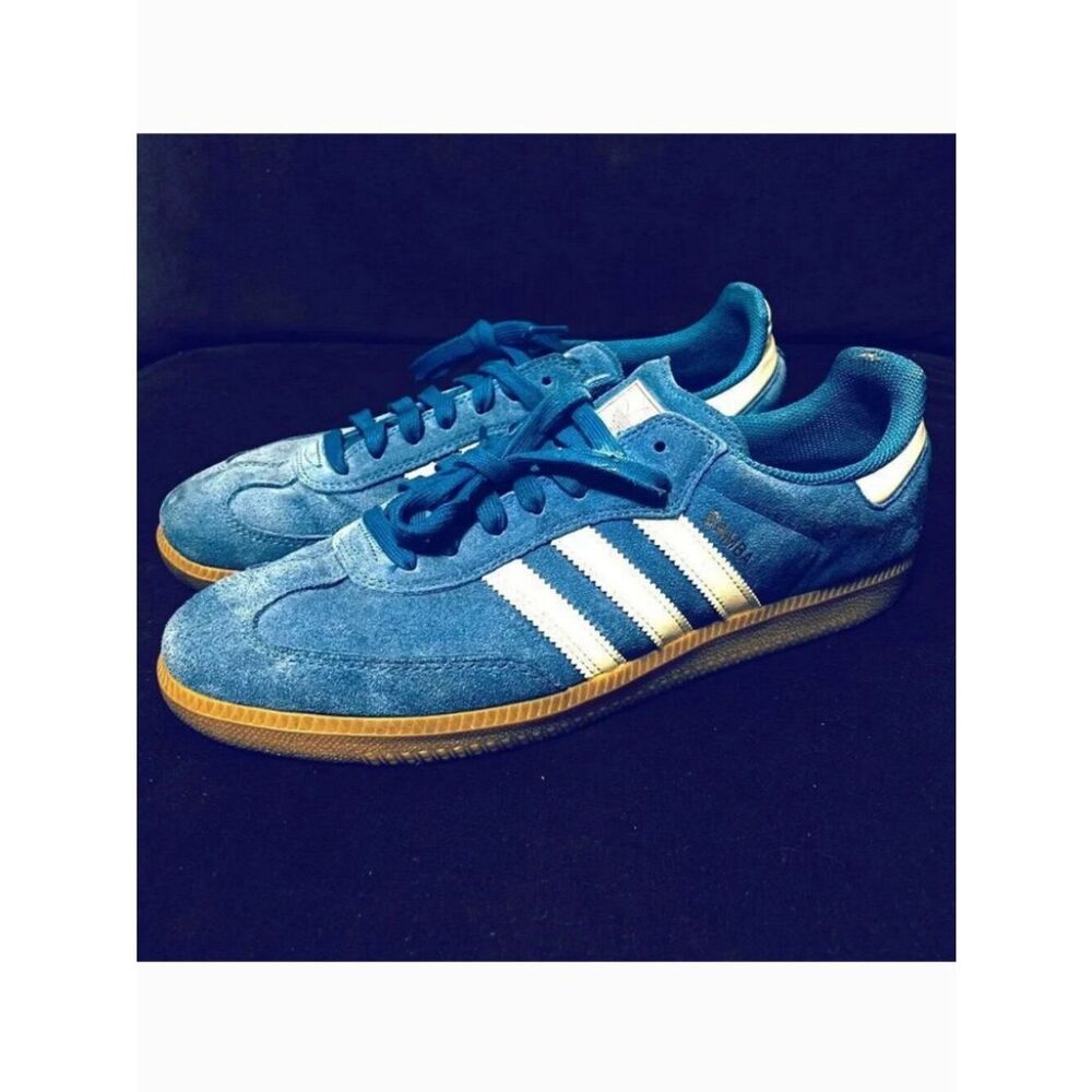 Adidas Originals Samba ADV Blue Bird Gum x JP5719 Size 10.5 US Mens 44 2/3 EUR